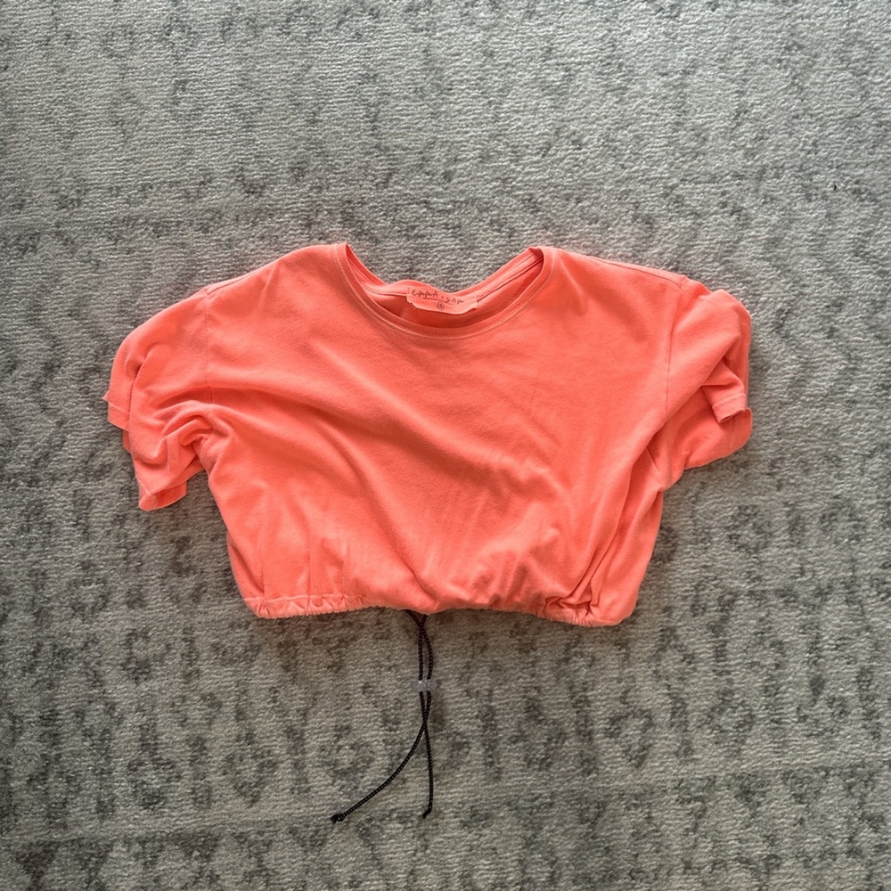 Emma & Sam Orange Crop Top